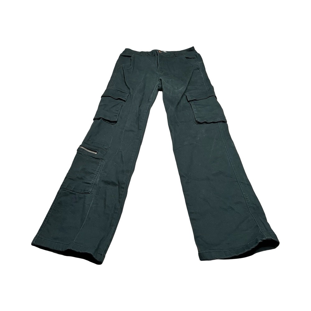 Disclosure‎ Cargo Pants Women's Size 11/30 Emerald Green Utility Pockets Goth